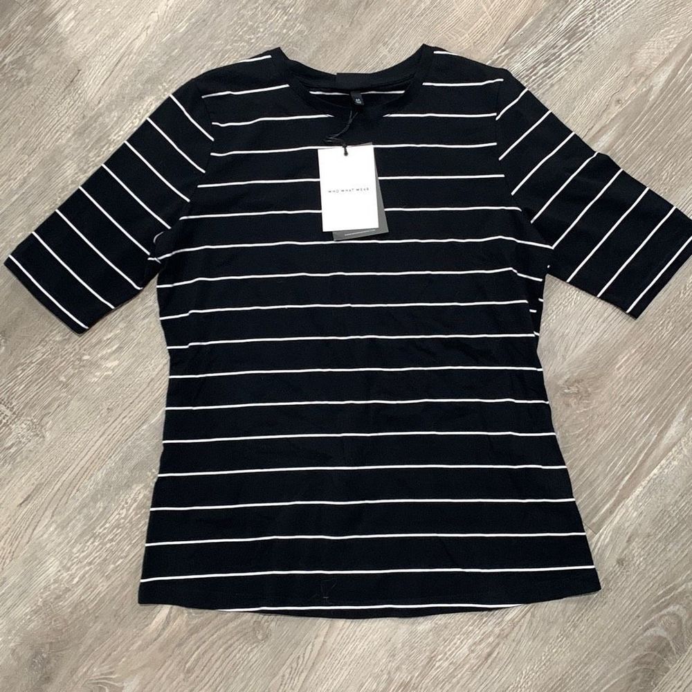 Black Striped Women’s Top NWT